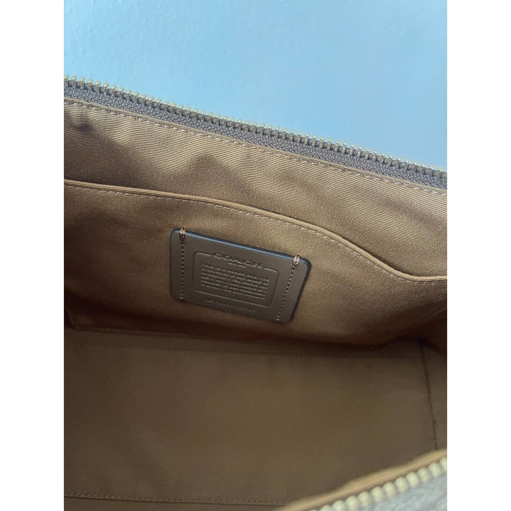 COACH Clara Shoulder Bag In Signature Canvas With Snowflake Print NEW - Picture 4 of 6